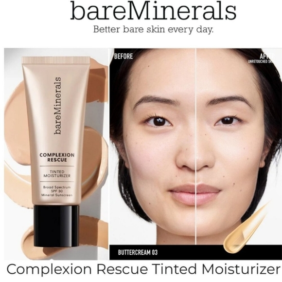 BNIB! BAREMINERALS Complexion Rescue Tinted Moisturizer SPF 30 - Picture 1 of 10